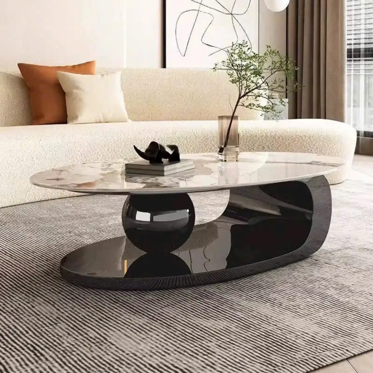 Bàn trà Oval BT08