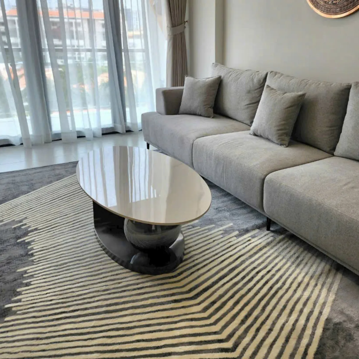 Bàn trà Oval BT08