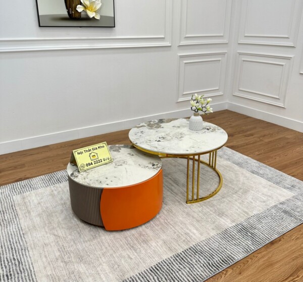 Bàn trà sofa hai mặt đá GK41