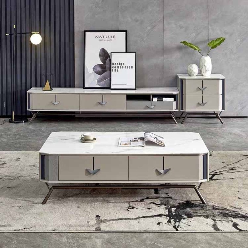 Bàn trà sofa mặt đá Ceramic
