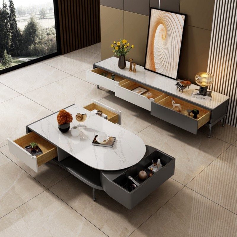 Bàn trà sofa thông minh gấp gọn