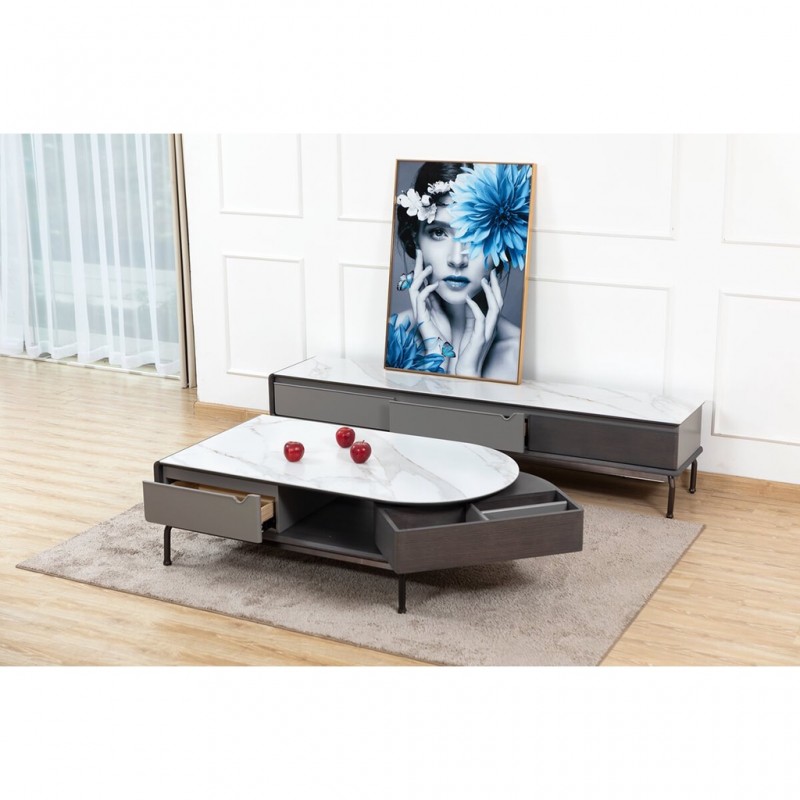 Bàn trà sofa thông minh gấp gọn