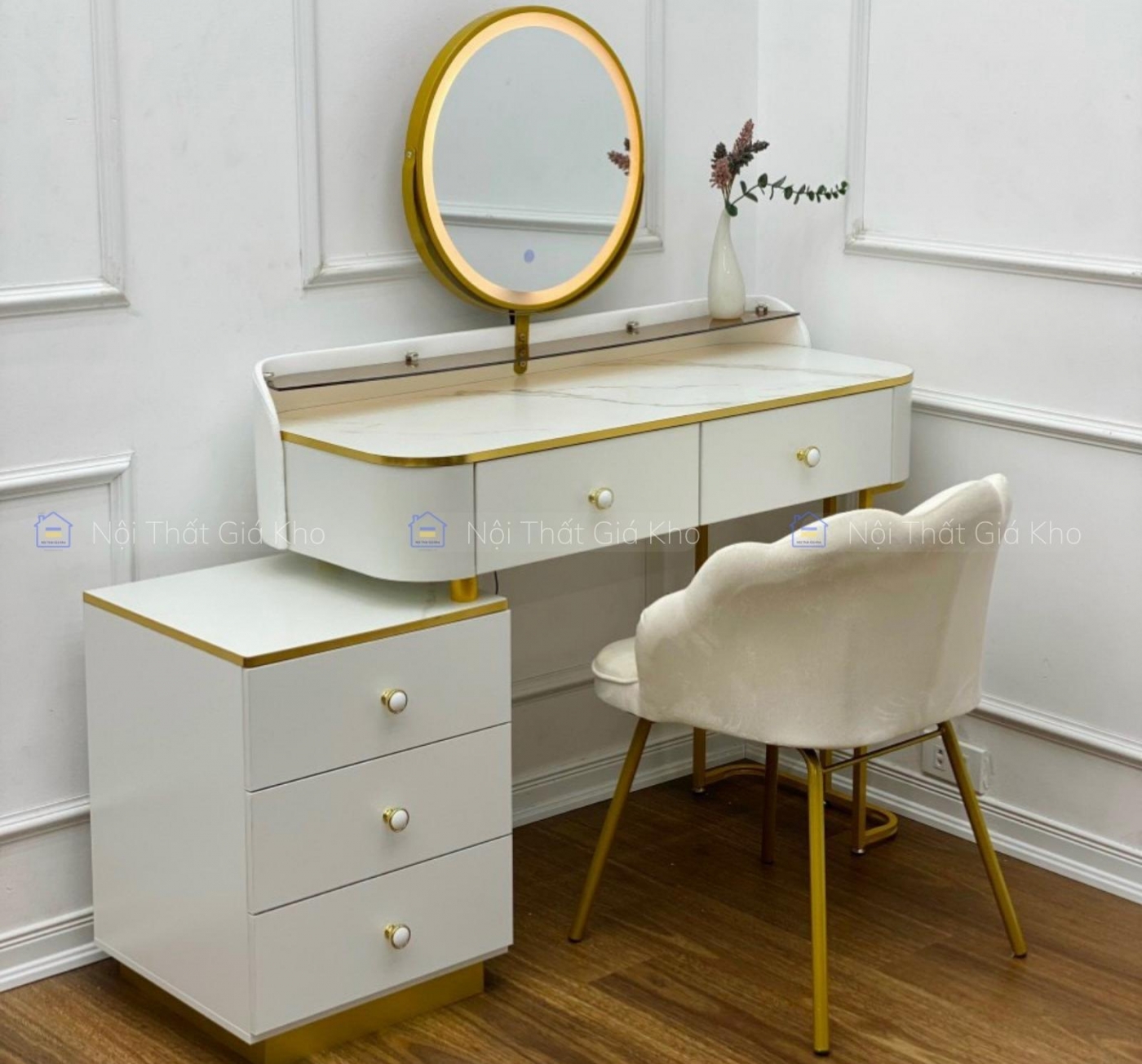 Bàn trang điểm nhập khẩu đẹp hiện đại GK26