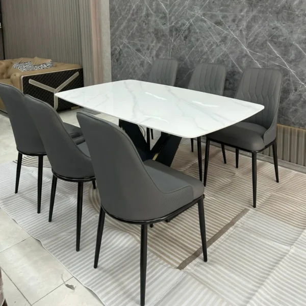 Bộ bàn ăn 6 ghế Adora Luxury
