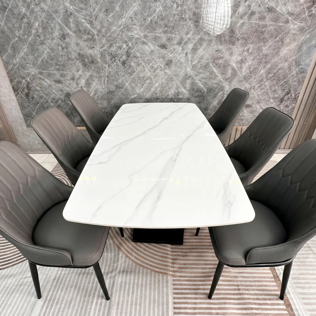 Bộ bàn ăn 6 ghế Adora Luxury