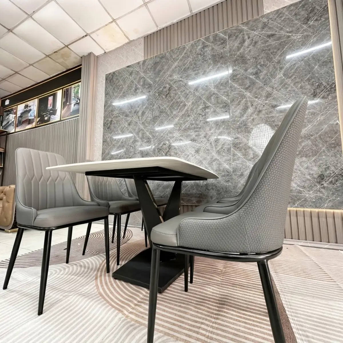 Bộ bàn ăn 6 ghế Adora Luxury