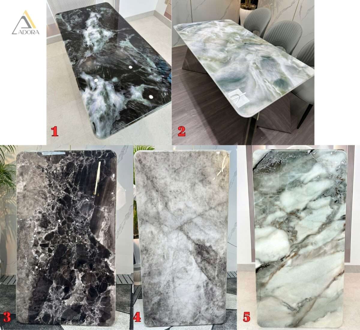Bộ bàn ăn Adora Alix