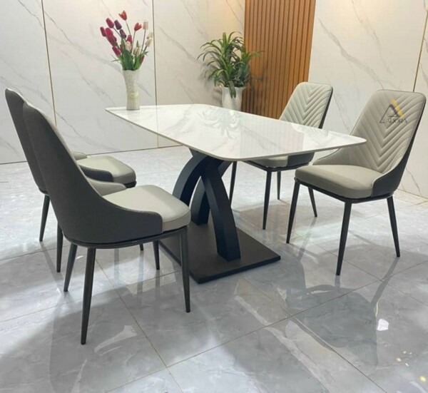 Nội Thất Giá Kho Đồng Tháp 8 Bộ bàn ăn Adora Spine