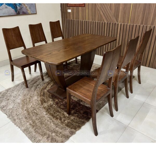 Bộ bàn ăn gỗ tự nhiên BAGS37