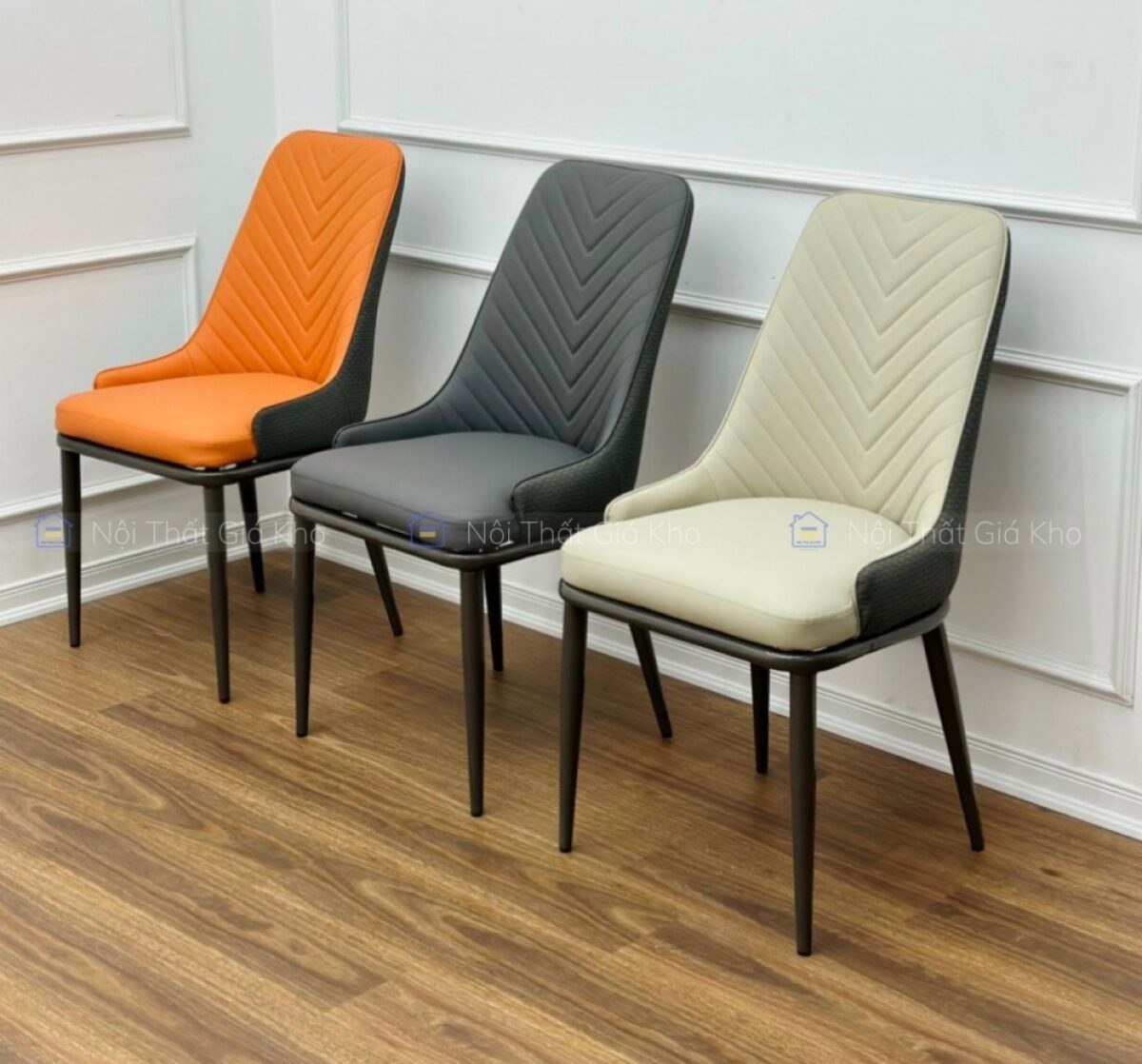 Bộ bàn ăn mặt đá Ceramic 6 ghế Spine