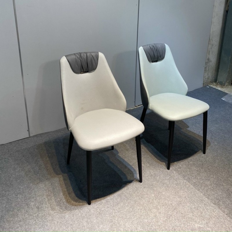 Bộ bàn ăn mặt đá Ceramic bóng kết hợp ghế Spot