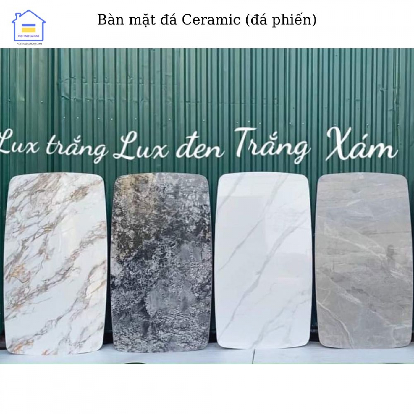 Bộ bàn ăn mặt đá Ceramic kết hợp 6-8 ghế Monet