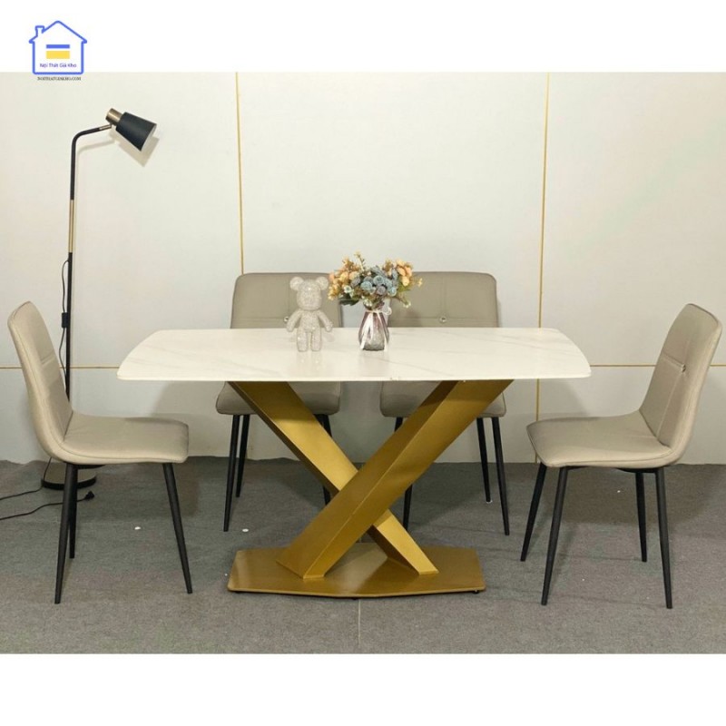 Bộ bàn ăn nhập khẩu ghế Cross