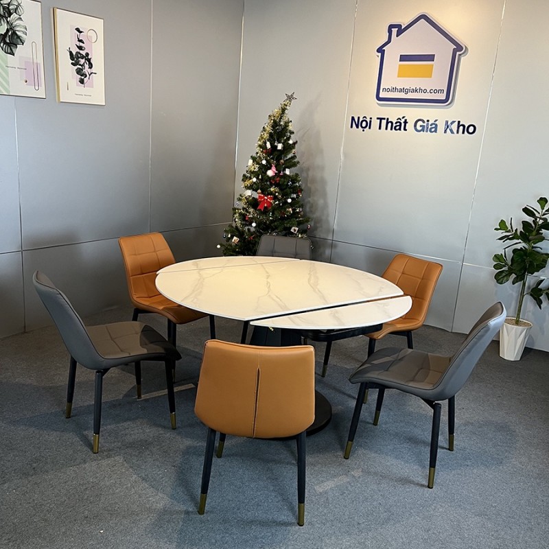 Bộ bàn ăn thông minh kết hợp 6 ghế 8 ghế hiện đại