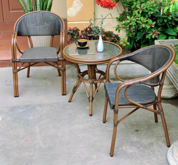 Bộ bàn ghế ngoài trời NK01