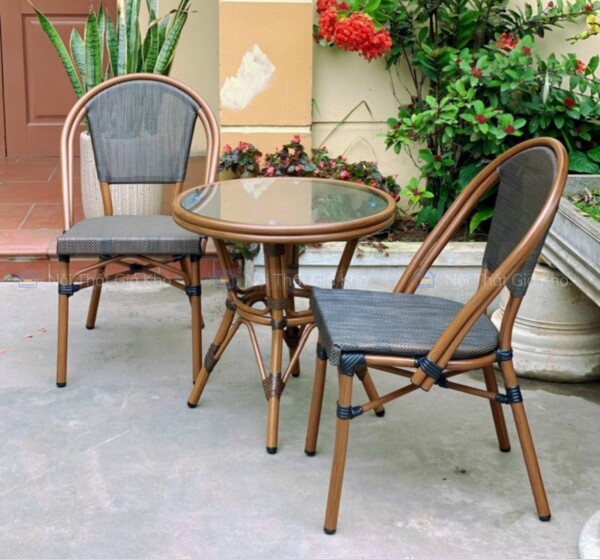 Bộ bàn ghế ngoài trời NK02