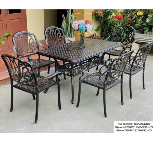 Bộ bàn ghế ngoài trời NK04