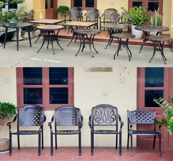 Bộ bàn ghế ngoài trời NK07