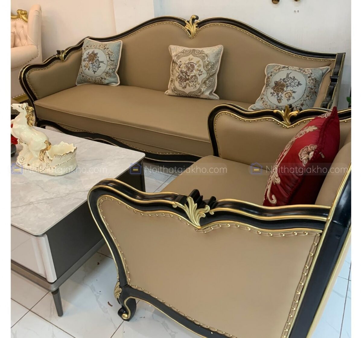 Bộ ghế sofa tân cổ điển đẹp sang trọng