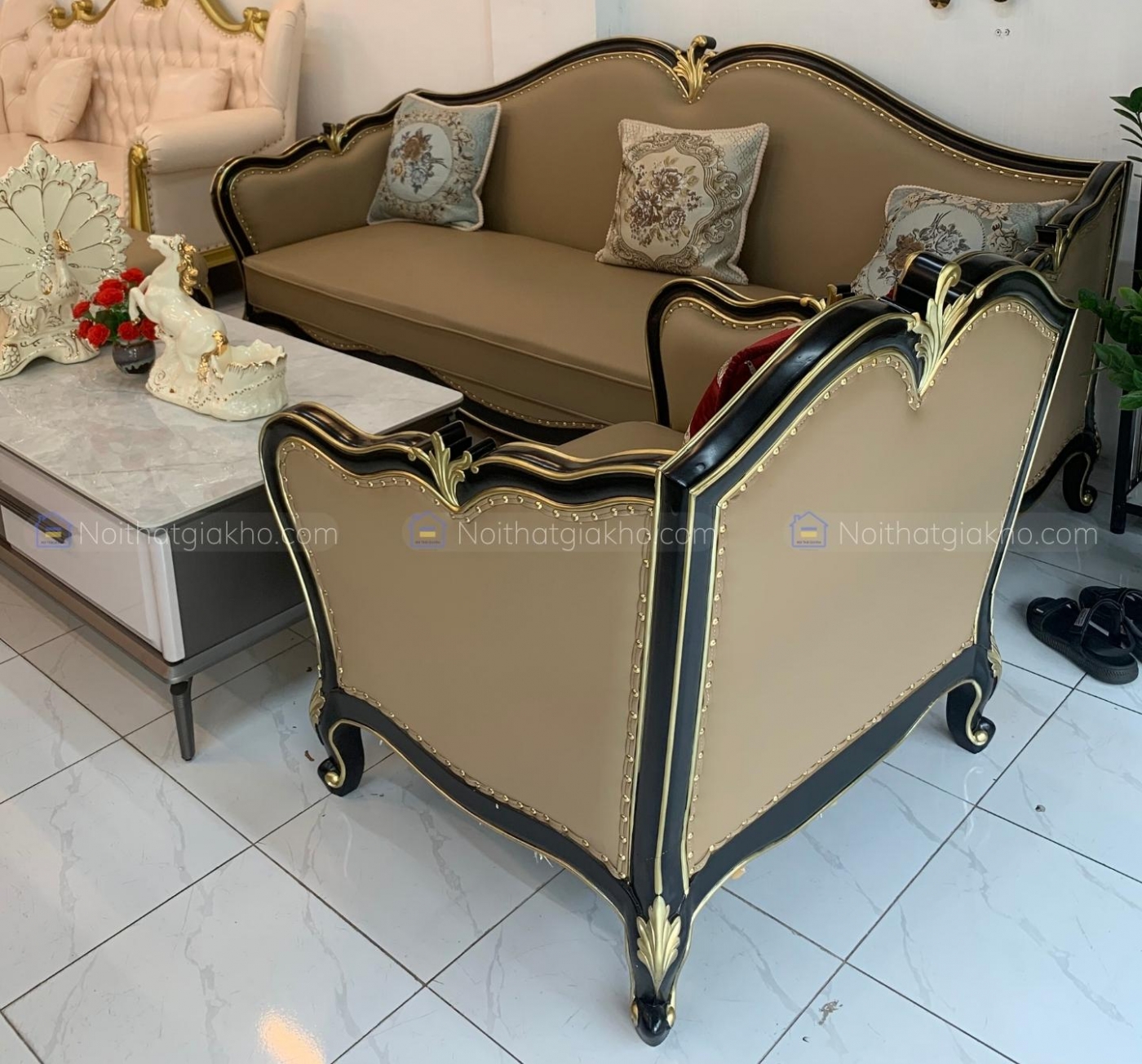 Bộ ghế sofa tân cổ điển đẹp sang trọng