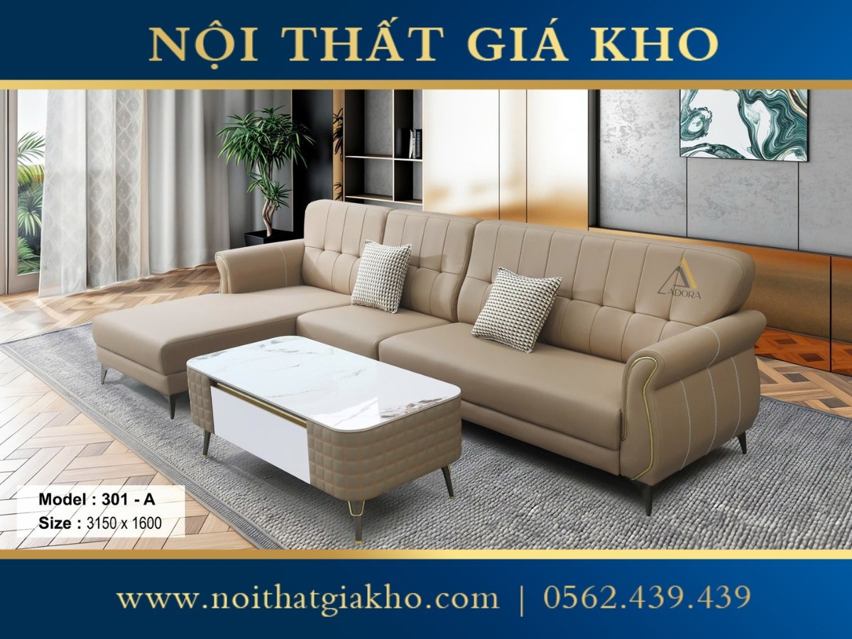 Sofa góc L Adora VT301
