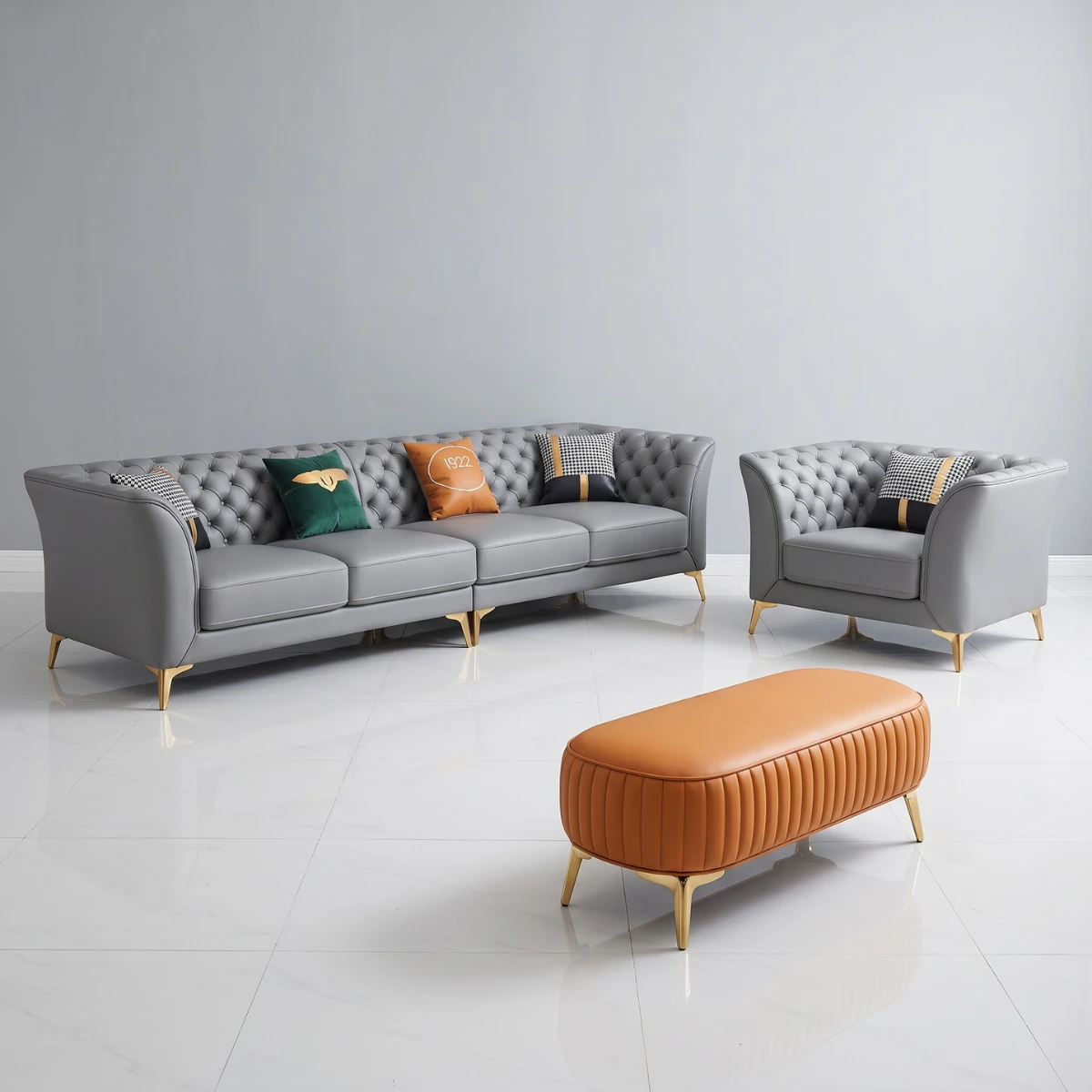 Bộ sofa da sang trọng Adora