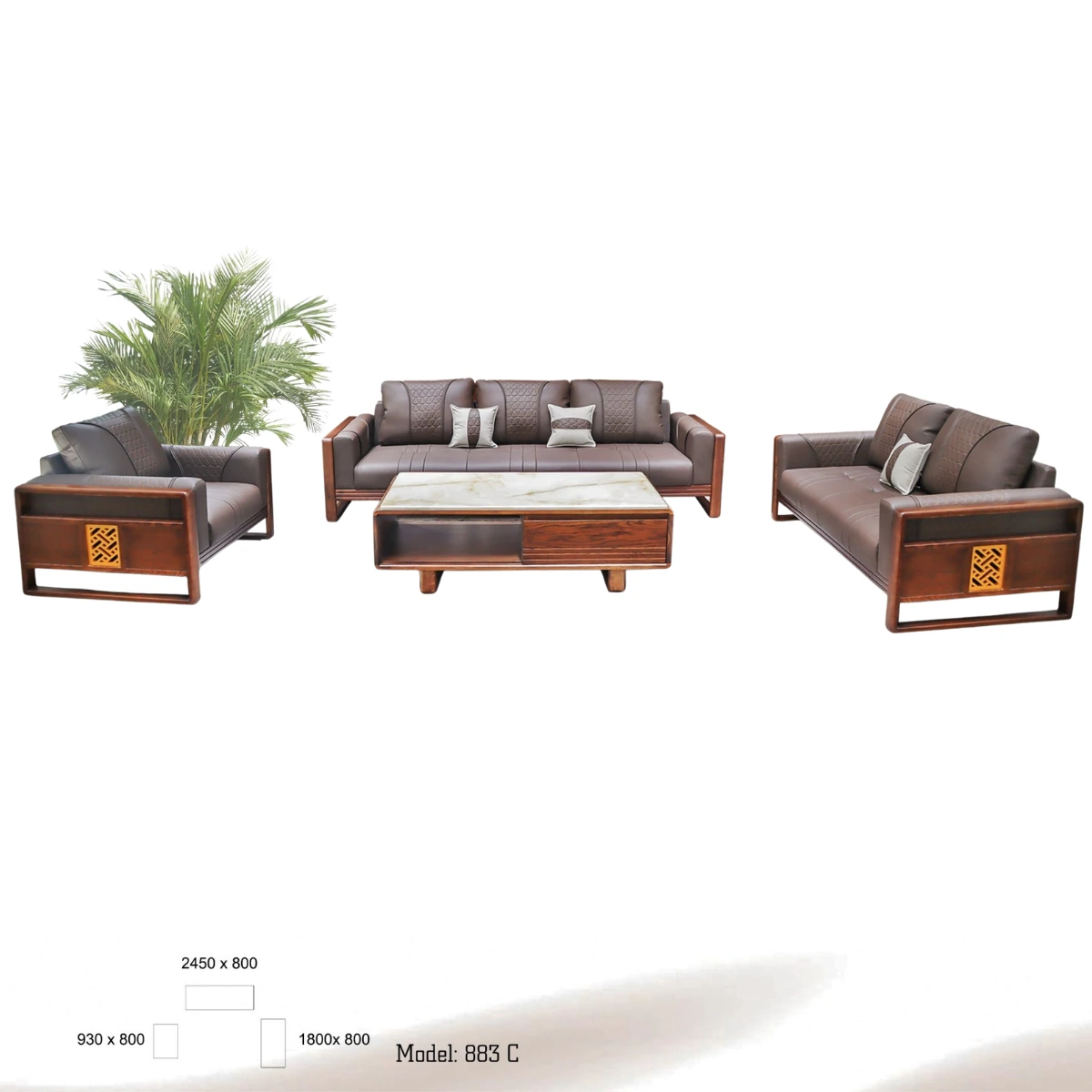 Bộ sofa gỗ Adora VT883