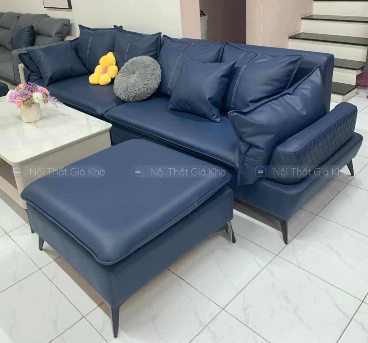 Bộ sofa phòng khách vải công nghệ