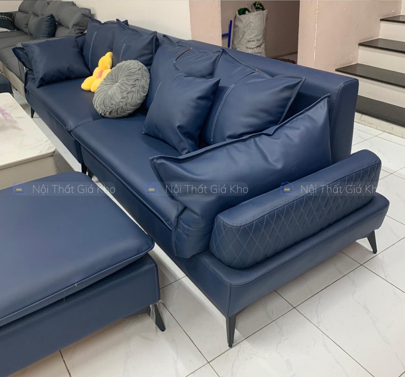 Bộ sofa phòng khách vải công nghệ