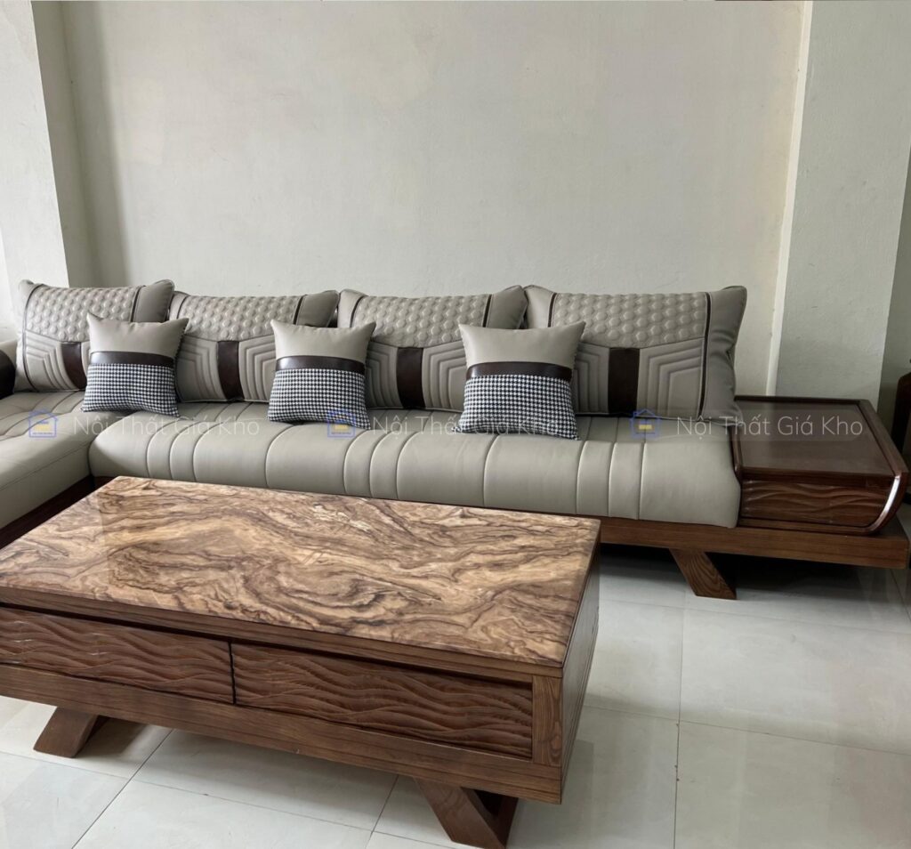 Sofa gỗ góc L Adora VT886
