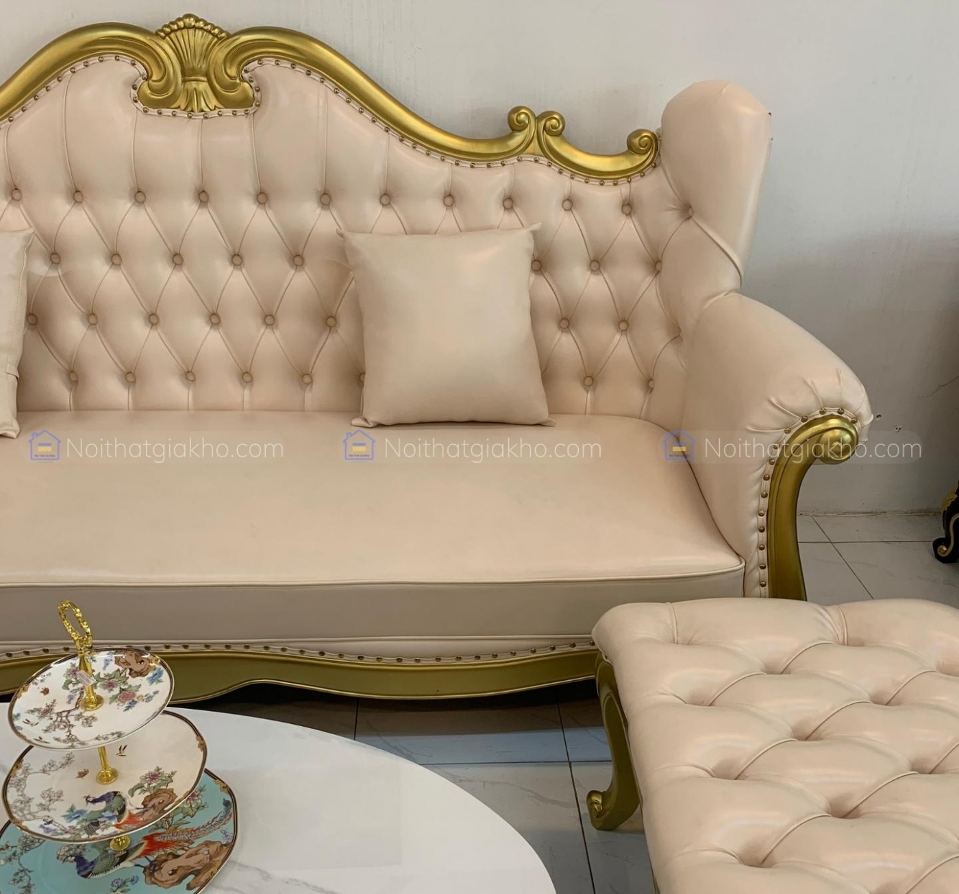 Bộ sofa tân cổ điển hoàng gia cao cấp