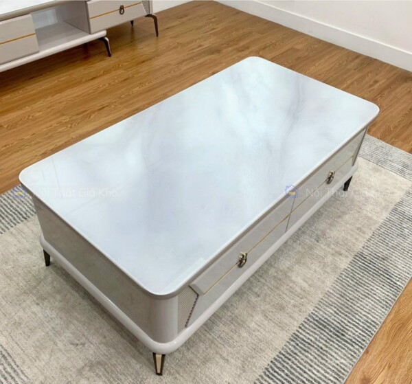 Combo bàn trà và kệ tivi đồng bộ