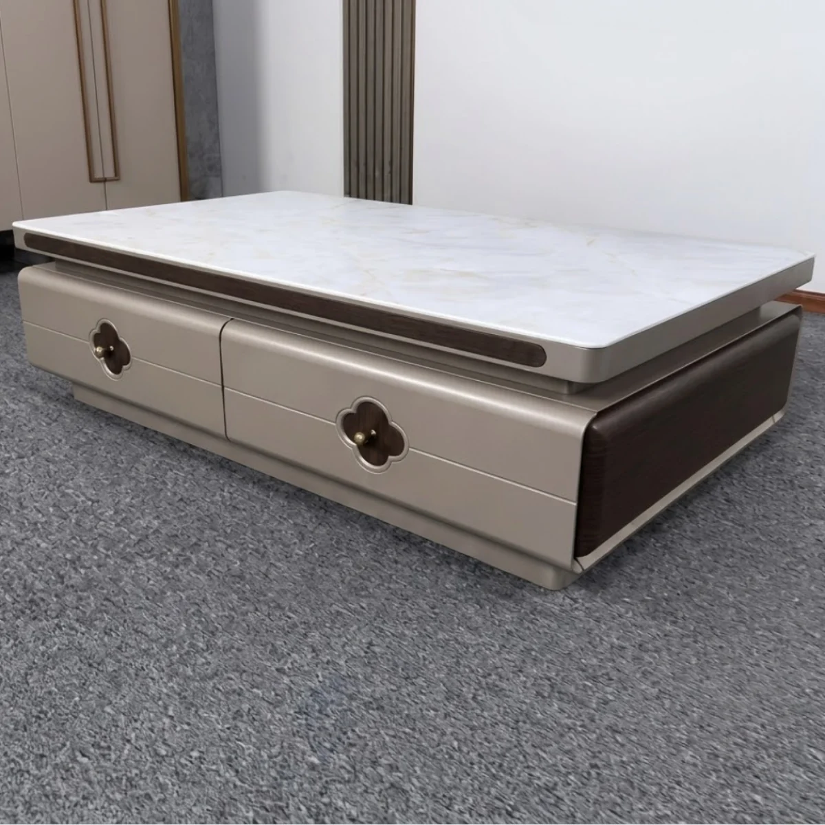 Combo bàn trà và kệ tivi nhập khẩu BT20