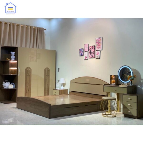 Combo phòng ngủ hiện đại gỗ công nghiệp CGK01