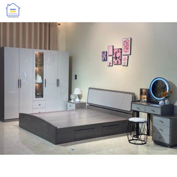 Combo phòng ngủ hiện đại gỗ công nghiệp CGK02