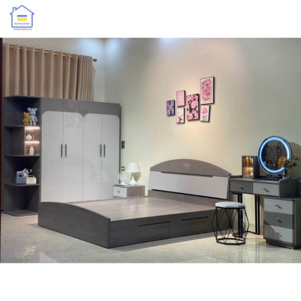 Combo phòng ngủ hiện đại gỗ công nghiệp CGK03