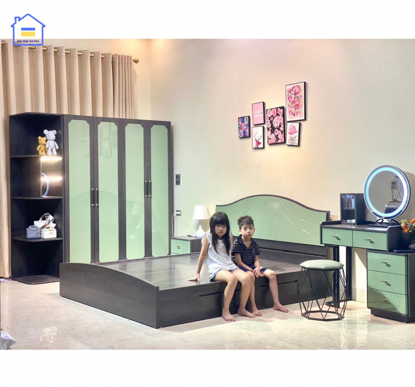 Combo Phòng Ngủ Hiện Đại Gỗ Công Nghiệp CGK04