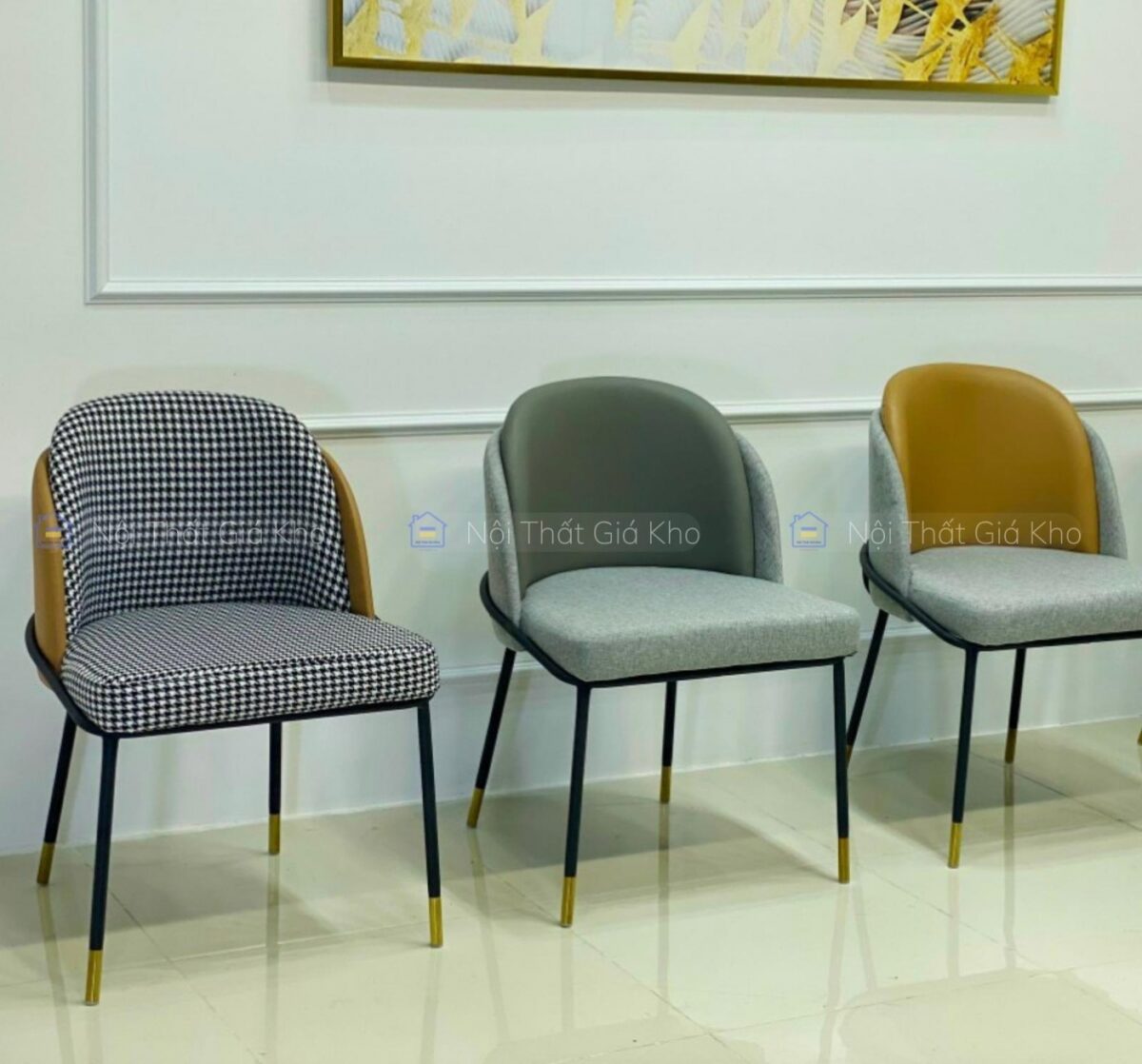 Ghế ăn Minotti bọc nệm