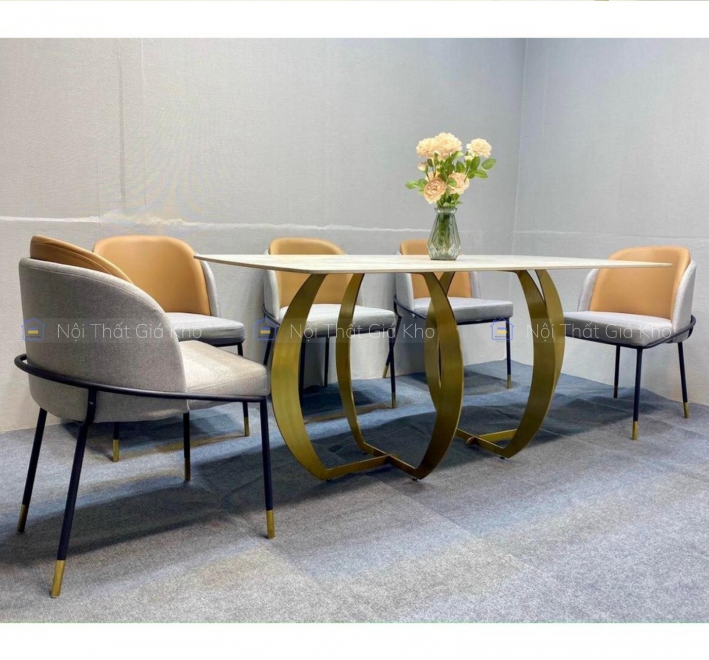 Ghế ăn Minotti bọc nệm