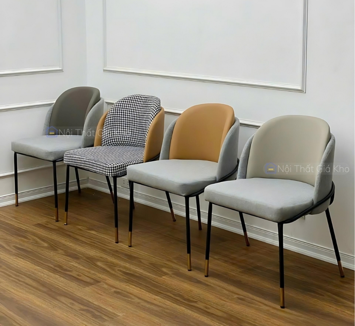 Ghế ăn Minotti bọc nệm