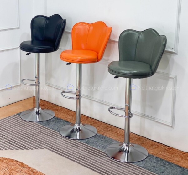 Ghế quầy bar bọc da đẹp GB09