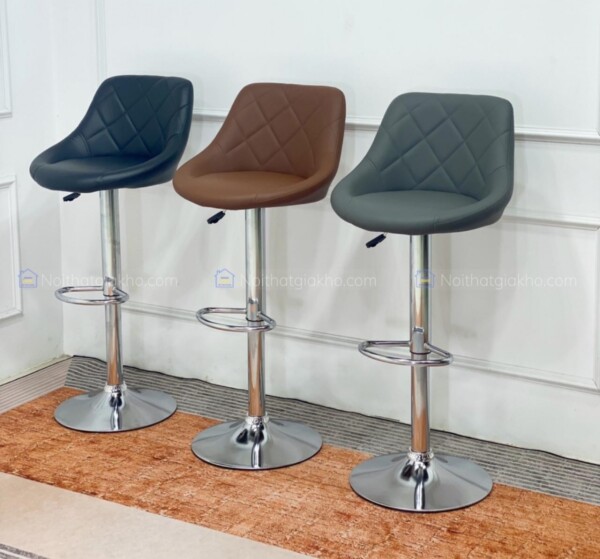 Ghế quầy bar có lưng tựa GB12