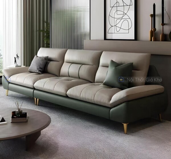 Ghế sofa băng 3 chỗ bọc da cao cấp