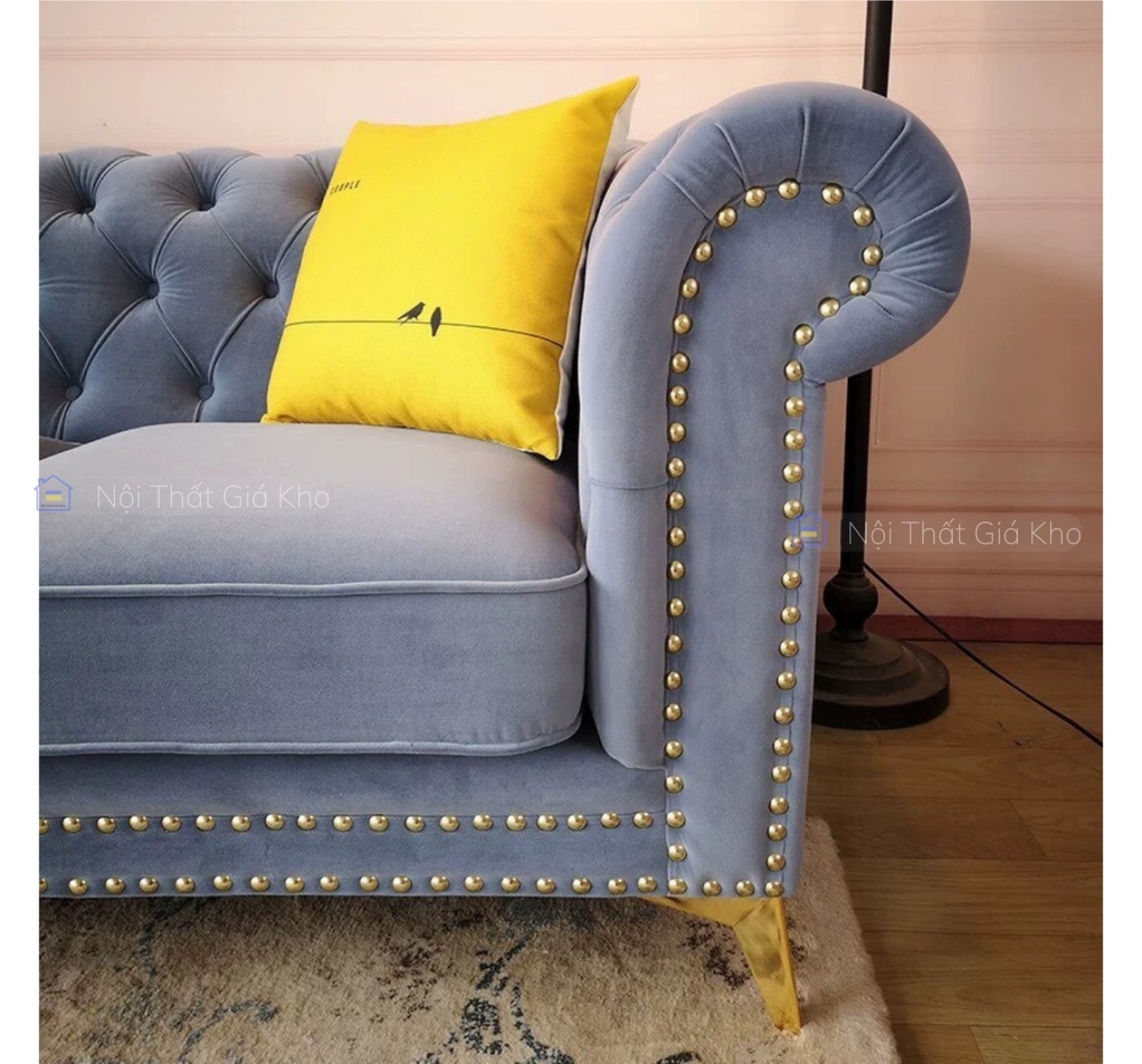 Ghế sofa băng cổ điển 2m