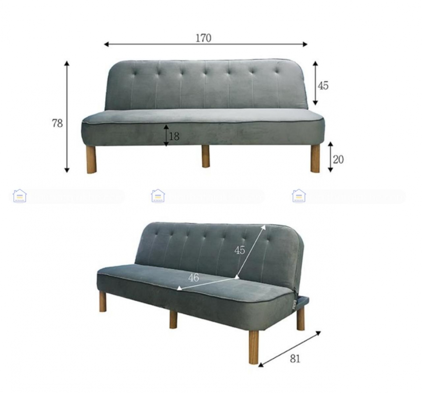 Ghế sofa giường Bumbee SFGTM08