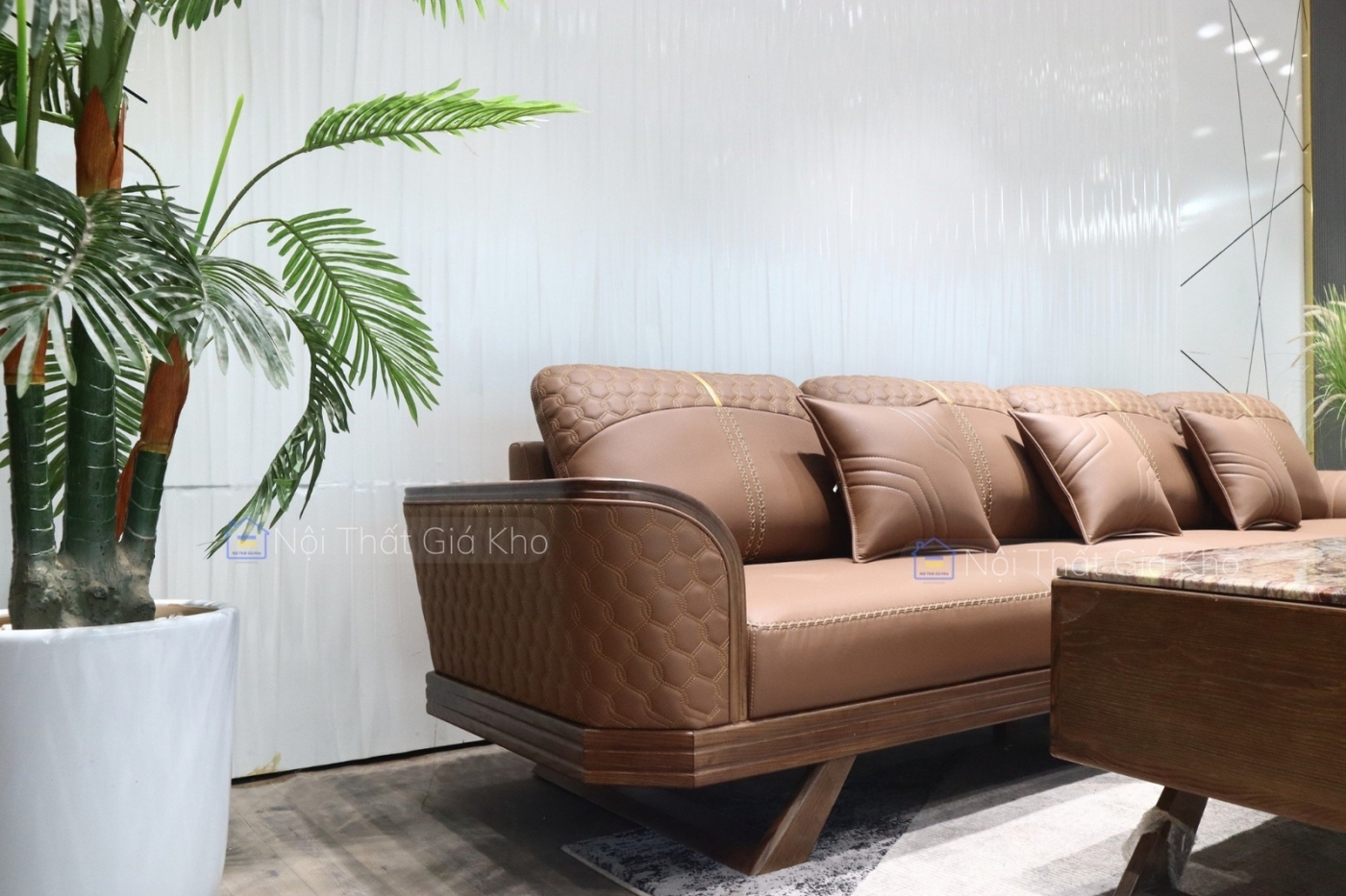 Sofa gỗ góc L Adora VT890