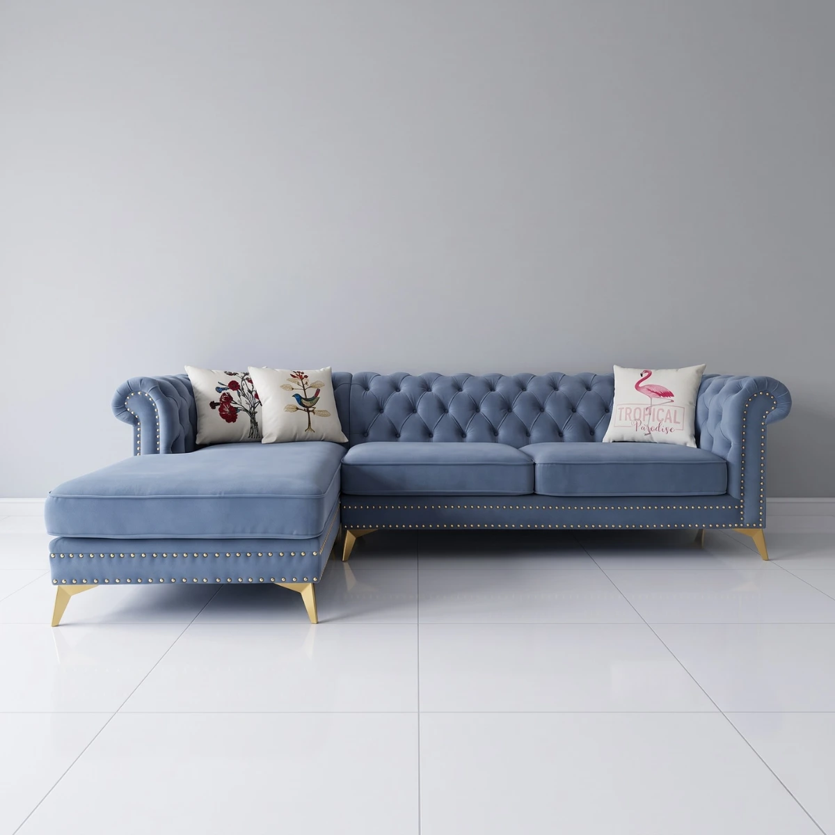 Ghế sofa góc L cổ điển Adora SC16