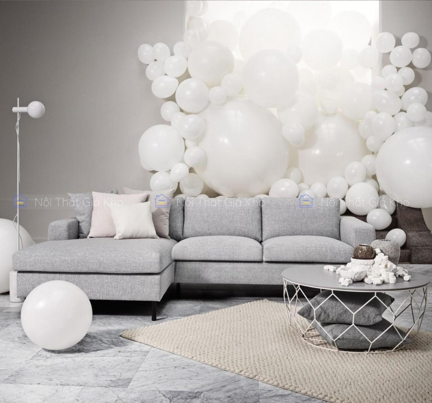 Ghế sofa góc L giá rẻ GL04