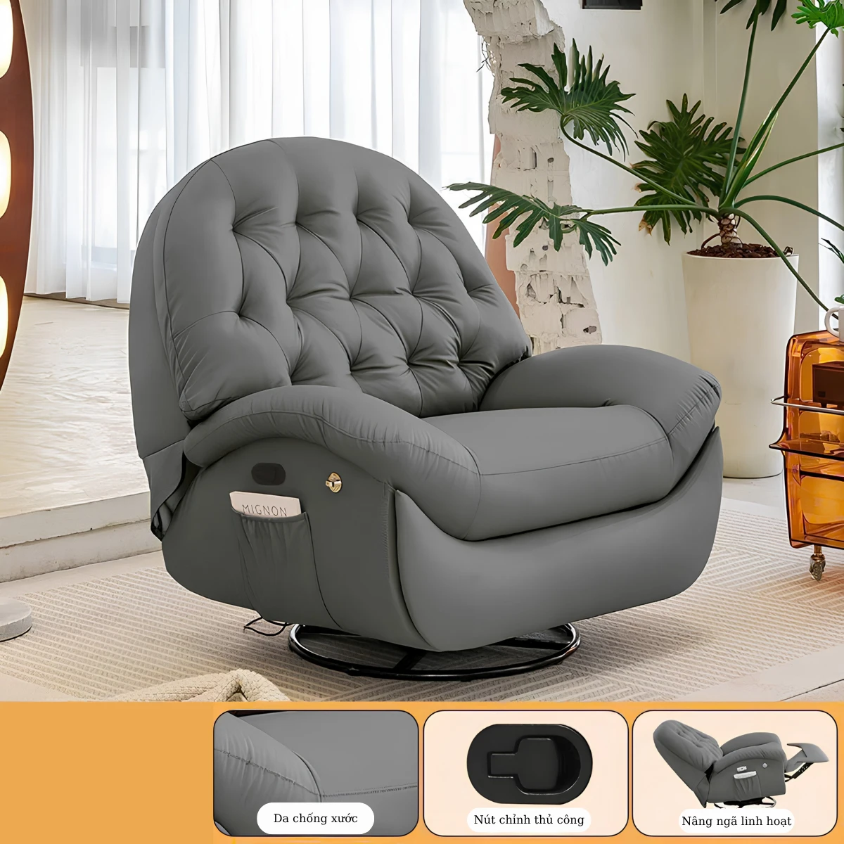 Ghế sofa thư giãn giá rẻ TG01