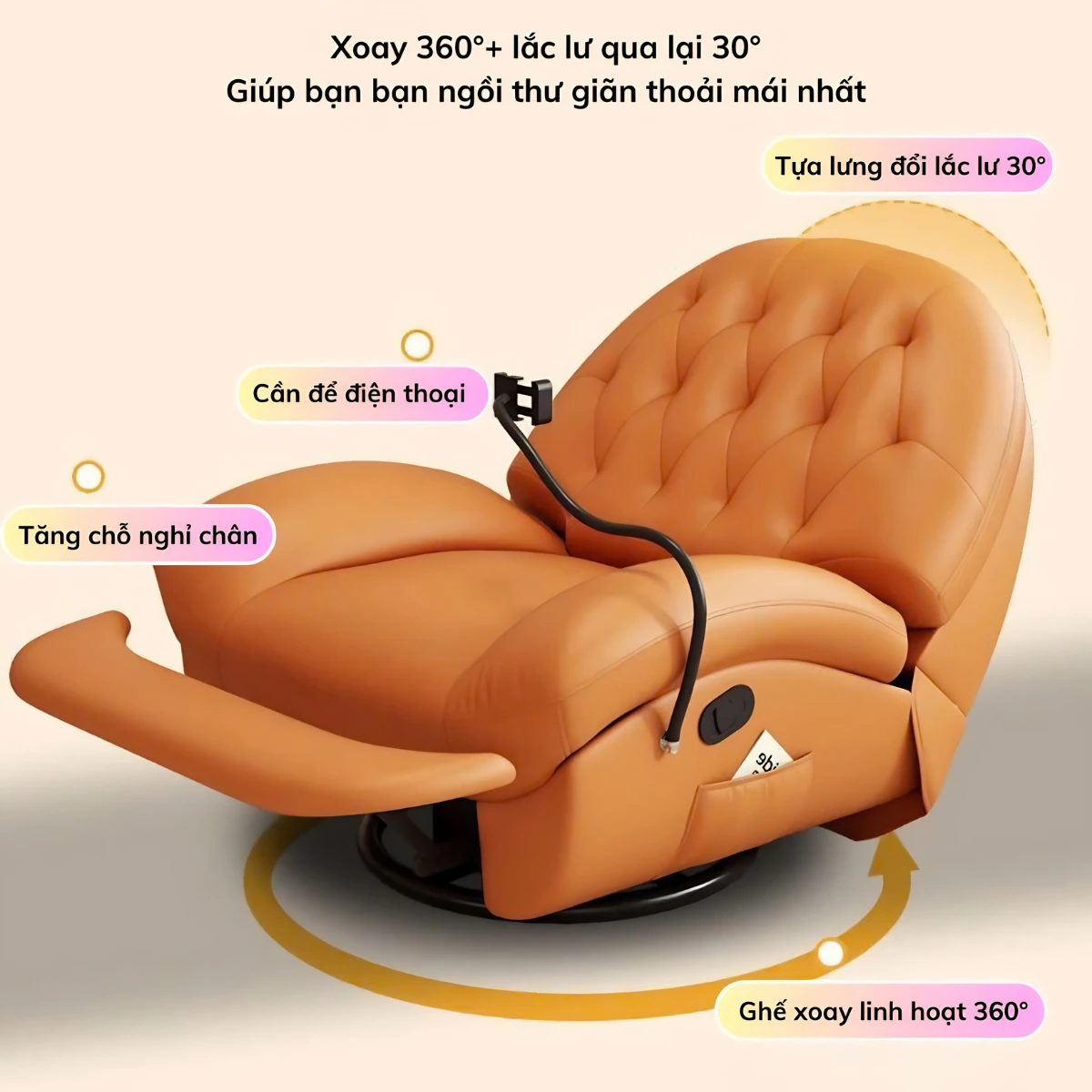 Ghế sofa thư giãn giá rẻ TG01